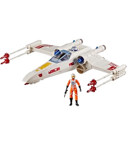Star Wars Gold Squadron Y-Wing Fighter With Pilot & Droid : Amazon